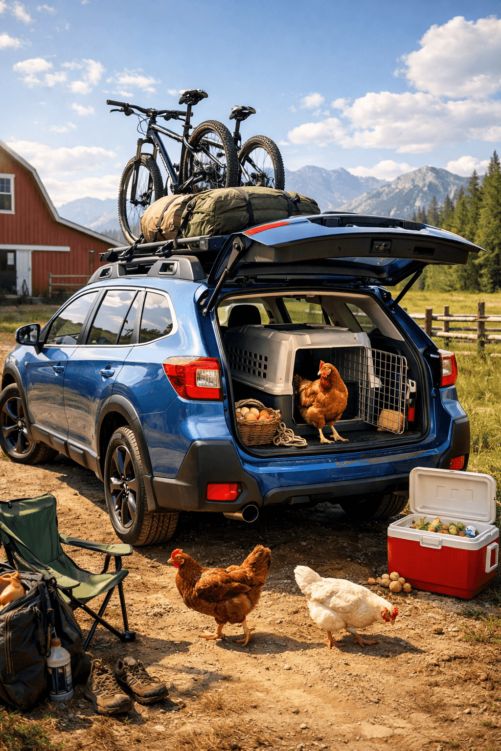 Subaru Owners Lifestyle: Camping, Chickens & More