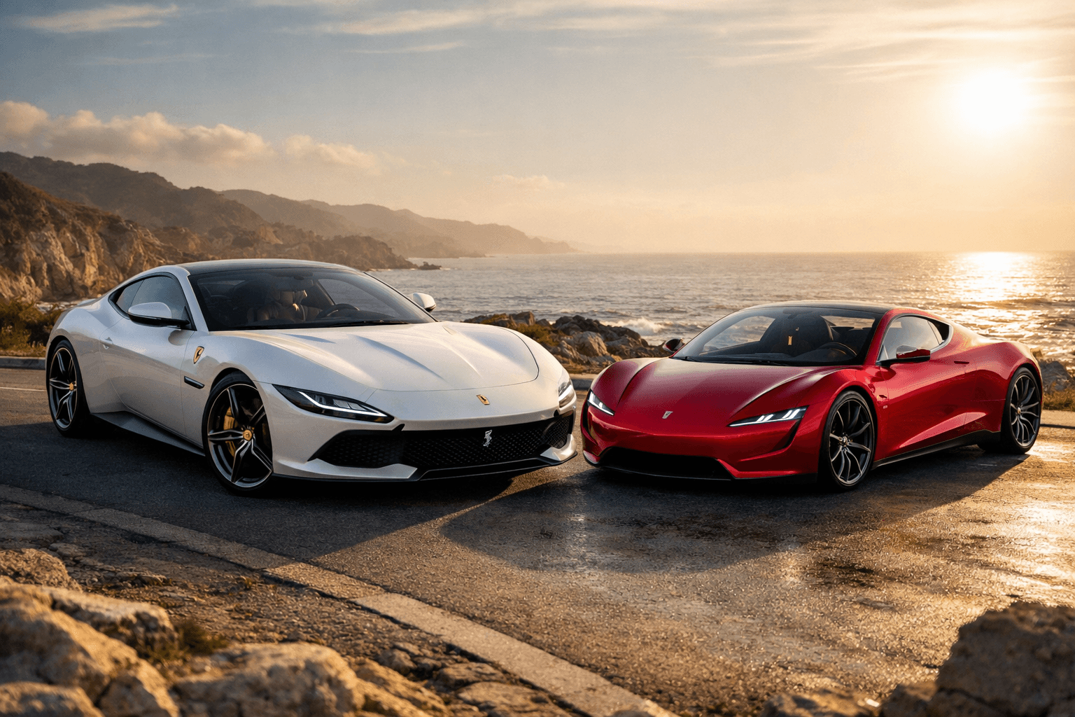 Ferrari Luce vs Tesla: Luxury EV Clash
